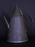 Rare Wrigglework Tin Teapot With Eagle