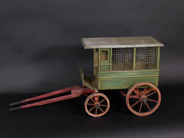 Toy Horse Drawn Mail Wagon