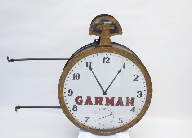 Garman Pocket Watch Advertising Sign