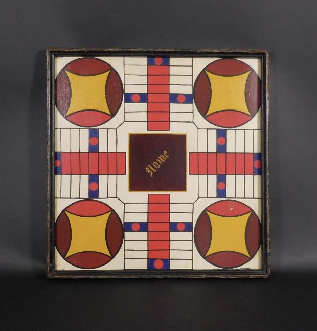 Painted Parcheesi Board