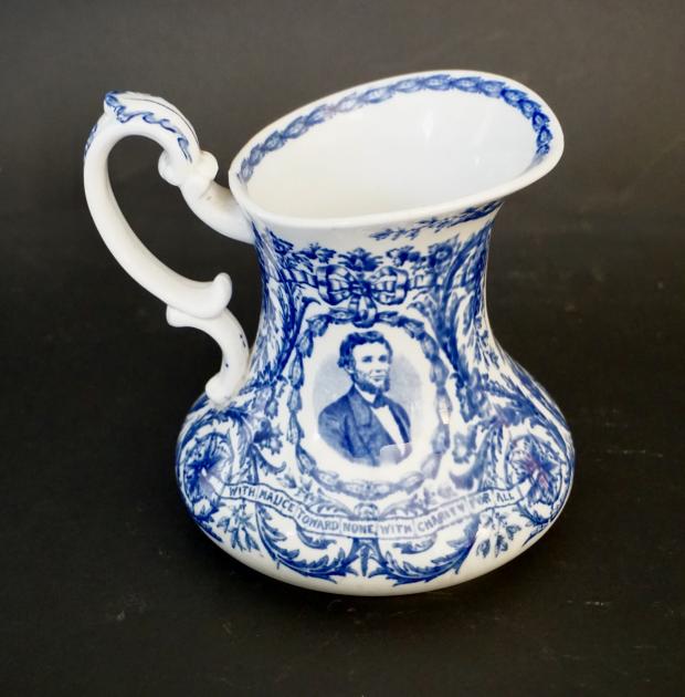 Abraham Lincoln Ironstone Pitcher