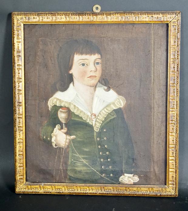 Late Eighteenth Century American  Portrait of a Young Boy