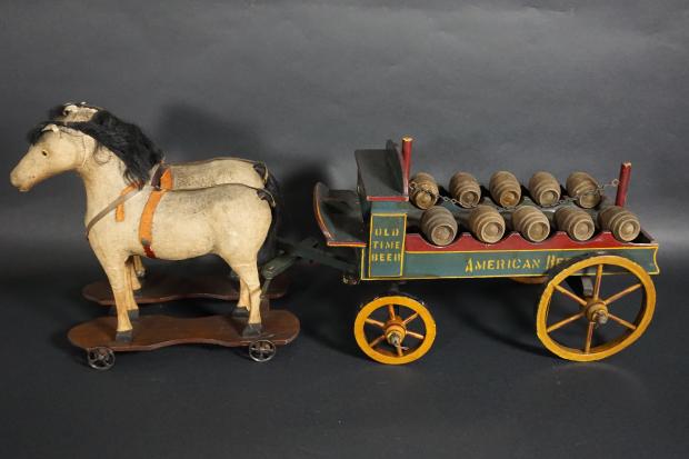 American Beers Horse Drawn Wagon