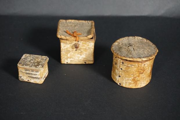 Birch Bark Boxes 