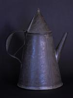 Rare Wrigglework Tin Teapot With Eagle