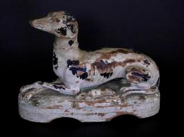 Carved And Painted Whippet