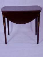 Federal Inlaid Satinwood and Mahogany Pembroke Table