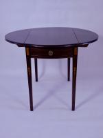 Federal Inlaid Satinwood and Mahogany Pembroke Table