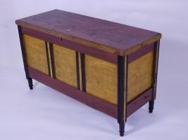 Vibrant Polychrome Painted Blanket Chest