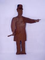 Carved Policeman Broadway Stage Prop