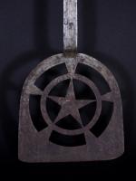 Iron Spatula With Pierced Star Cutout