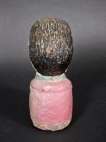 Folk Art Painted Composite Stone Bust