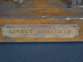 Crandall's Lively Horseman Pull Toy