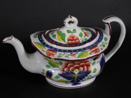 Gaudy Dutch Grape Pattern Teapot