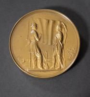 James Buchanan Bronzed Peace Medal Dated 1857