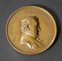 James Buchanan Bronzed Peace Medal Dated 1857