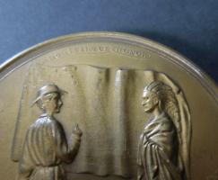 James Buchanan Bronzed Peace Medal Dated 1857