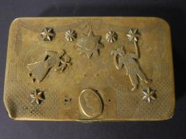 Eighteenth Century Brass Tobacco Box