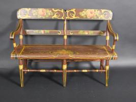 Pennsylvania Plank Bottom Childs Settee