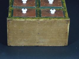 Paint Decorated Seed Chest