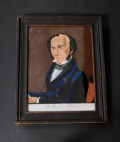 Reverse Glass Portrait Of Martin Van Buren