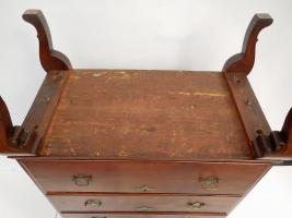 Octorara Walnut High Chest With Removable Spanish Feet