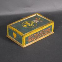 Paint Decorated Slide Lid Box