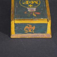 Paint Decorated Slide Lid Box