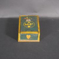 Paint Decorated Slide Lid Box