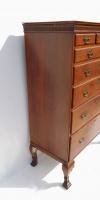 Octorara Walnut High Chest With Removable Spanish Feet