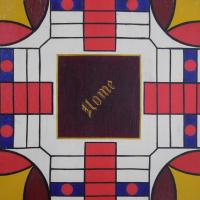 Painted Parcheesi Board