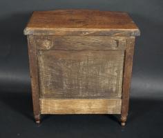 Miniature Sheraton Bow Front Chest Of Drawers