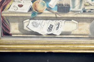 English Still Life Watercolor