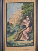 Folk Art Watercolor Of A Young Couple