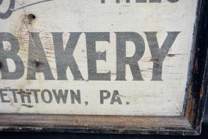 Freymeyer's Bakery Wood Sign