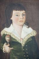 Late Eighteenth Century American  Portrait of a Young Boy