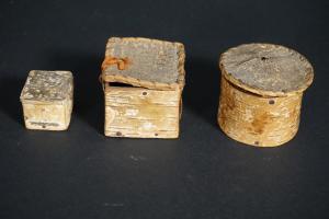 Birch Bark Boxes 