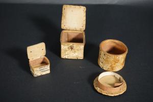 Birch Bark Boxes 