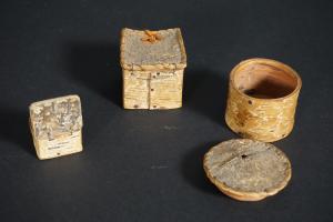 Birch Bark Boxes 